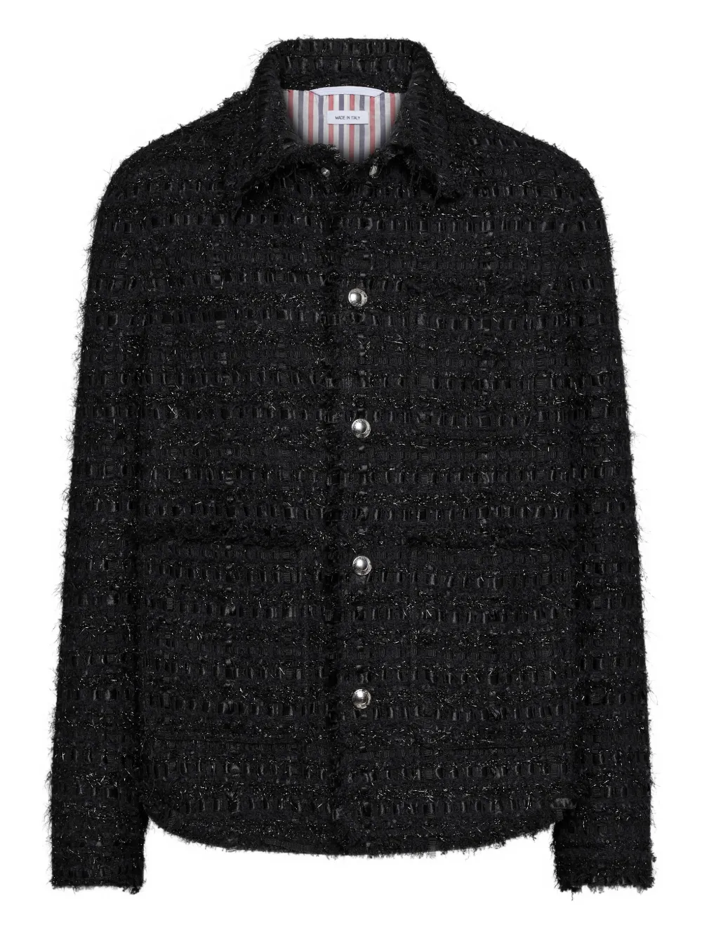 Thom Browne Giacca con nastro - Nero