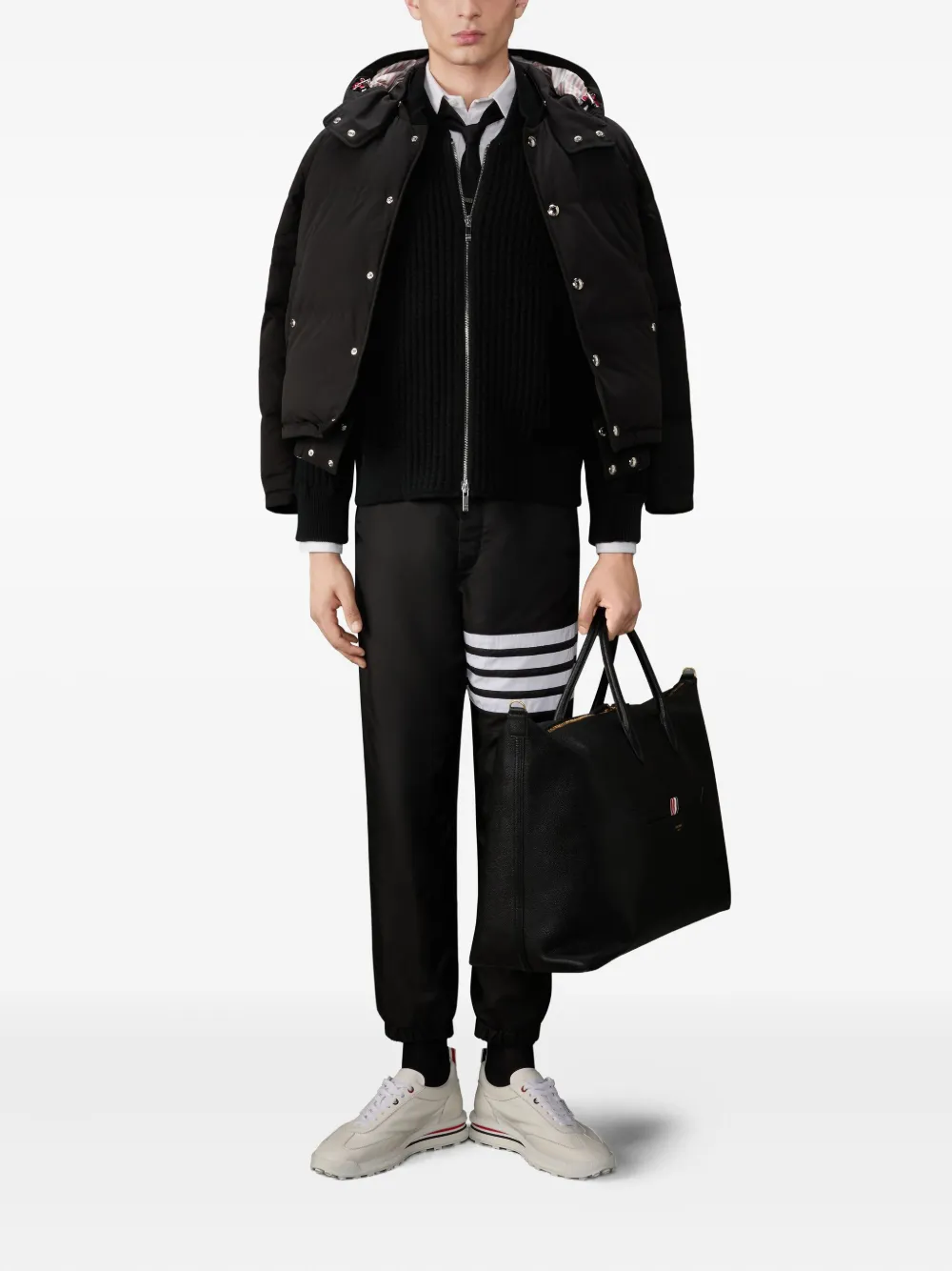 Thom Browne four-bar stripe-detail track pants | Track Pants | Image 2