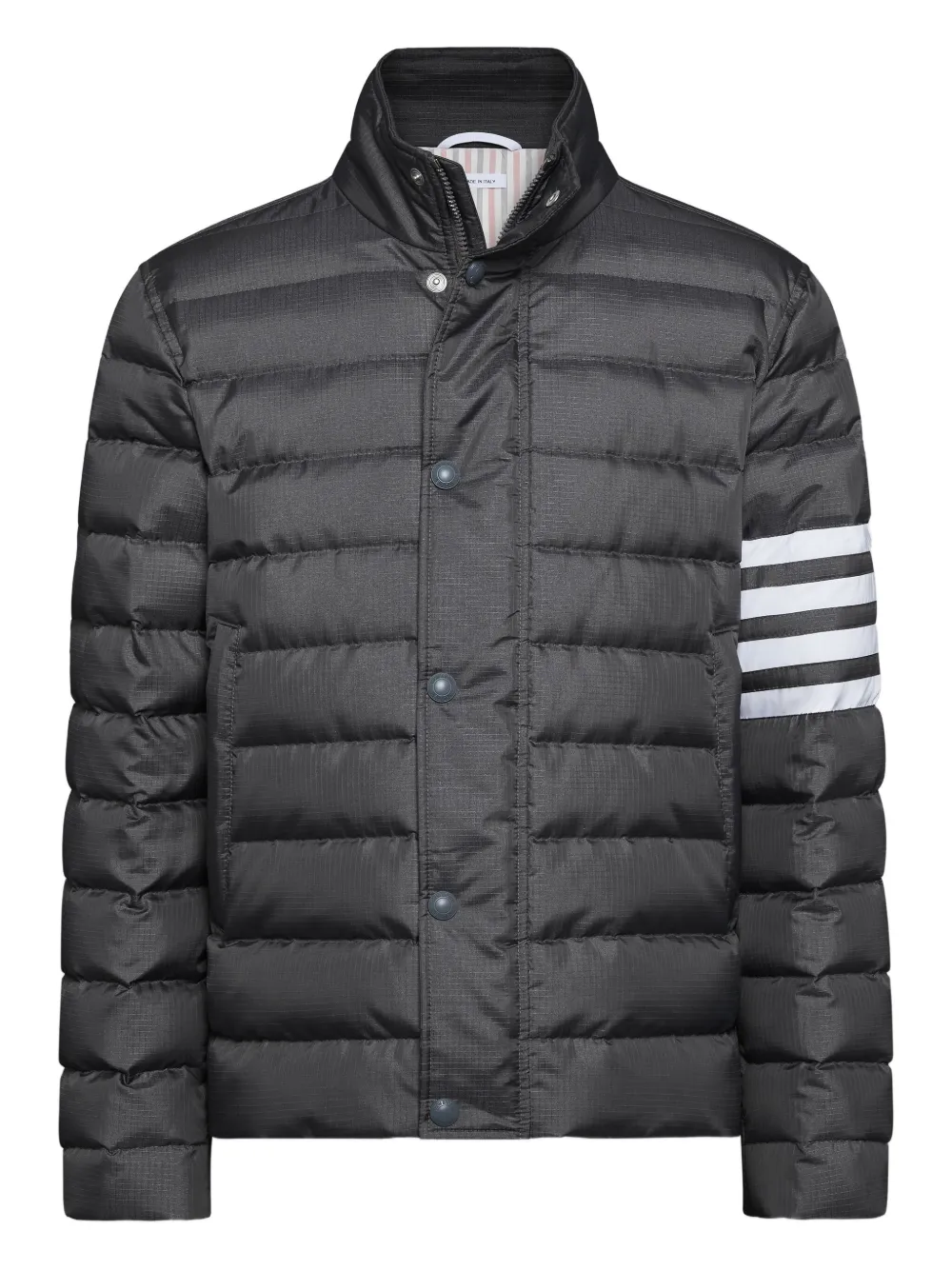Thom Browne four-bar stip-detail jacket | Grey | Image 1