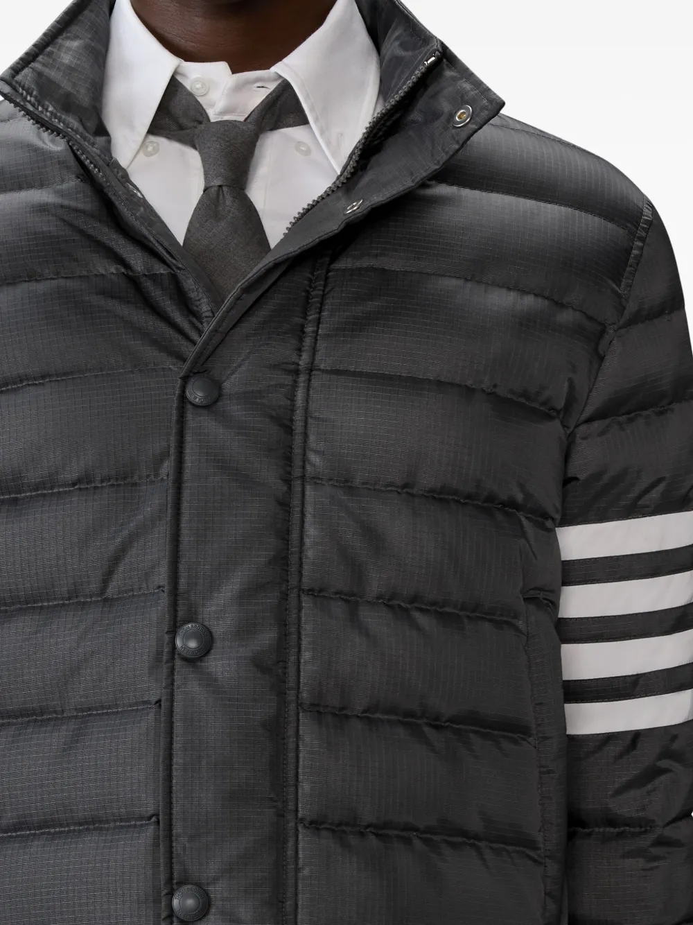 Thom Browne 4-Bar jack met stippen Grijs