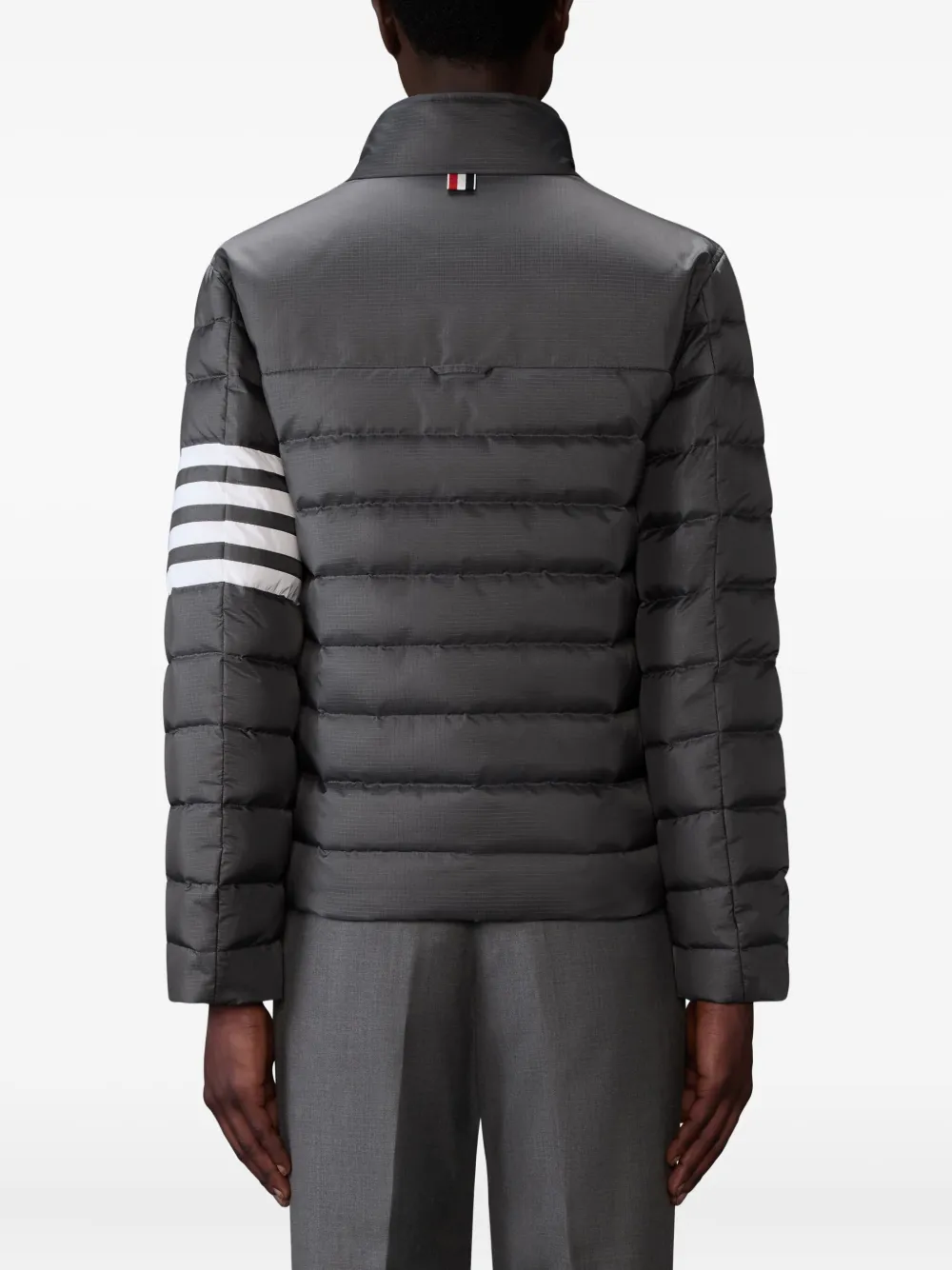 Thom Browne 4-Bar jack met stippen Grijs