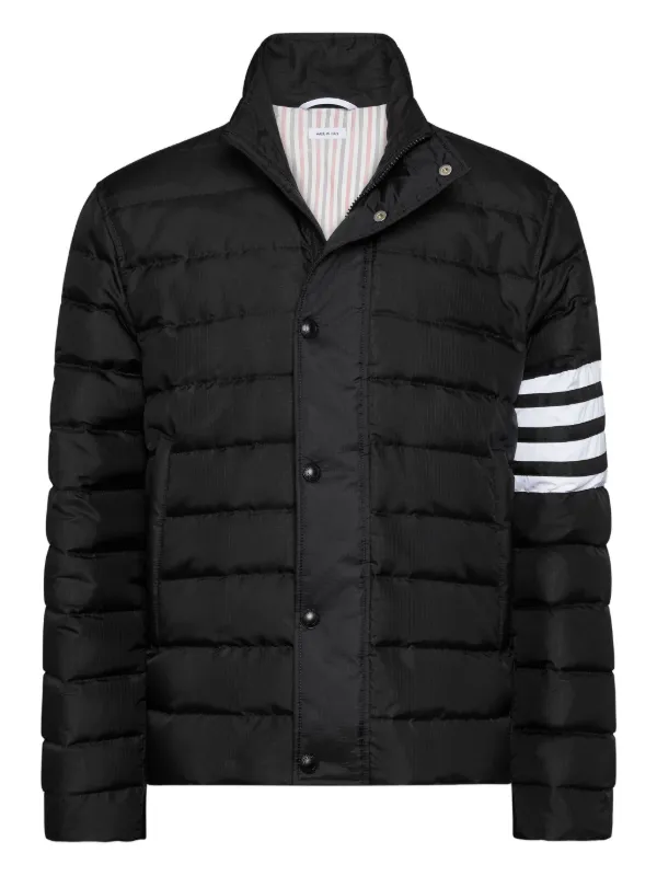 Thom Browne 4bar ブルゾン Thom Browne 4BAR ジャケット | ブラック | FARFETCH JP