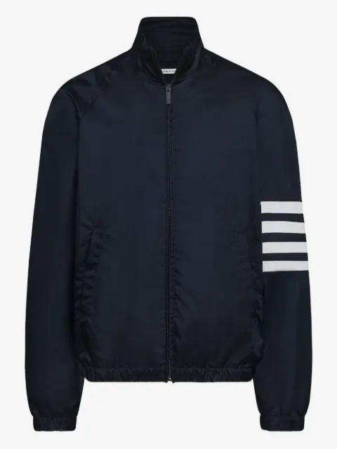 Thom Browne shiny ripstop raglan 4-Bar track jacket