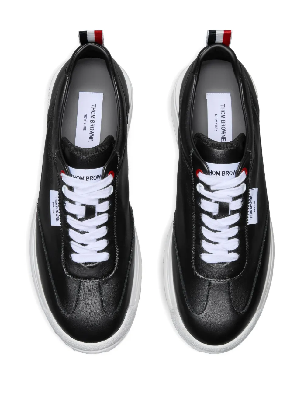 Thom Browne Leren sneakers Zwart