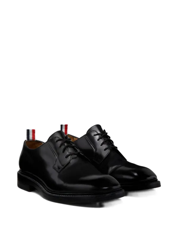 Thom Browne レザー ダービーシューズ | ブラック | FARFETCH JP