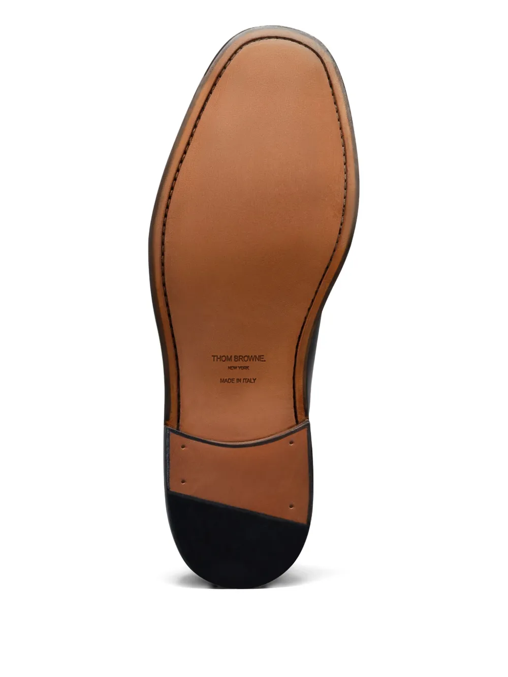 Thom Browne Leren Derby veterschoenen Zwart