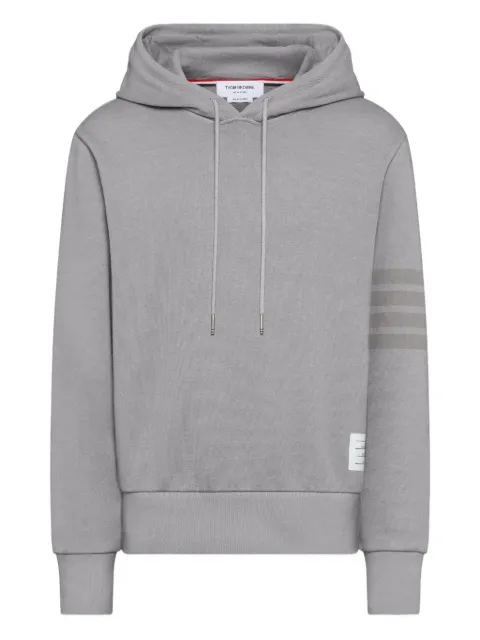 Thom Browne loopback four-bar hoodie