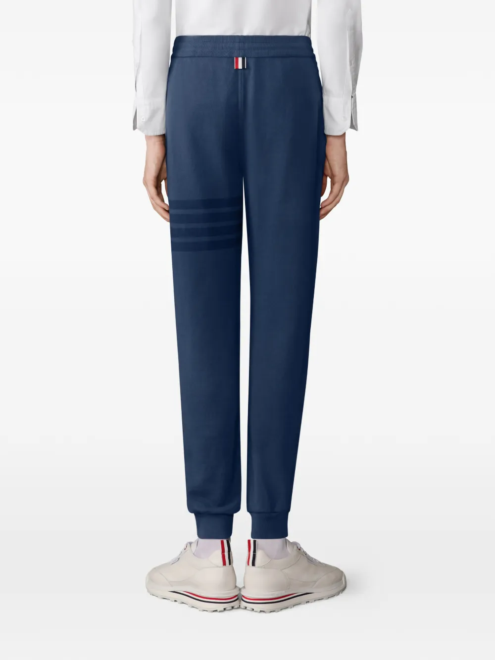 Thom Browne Loopback 4-Bar trainingsbroek Blauw