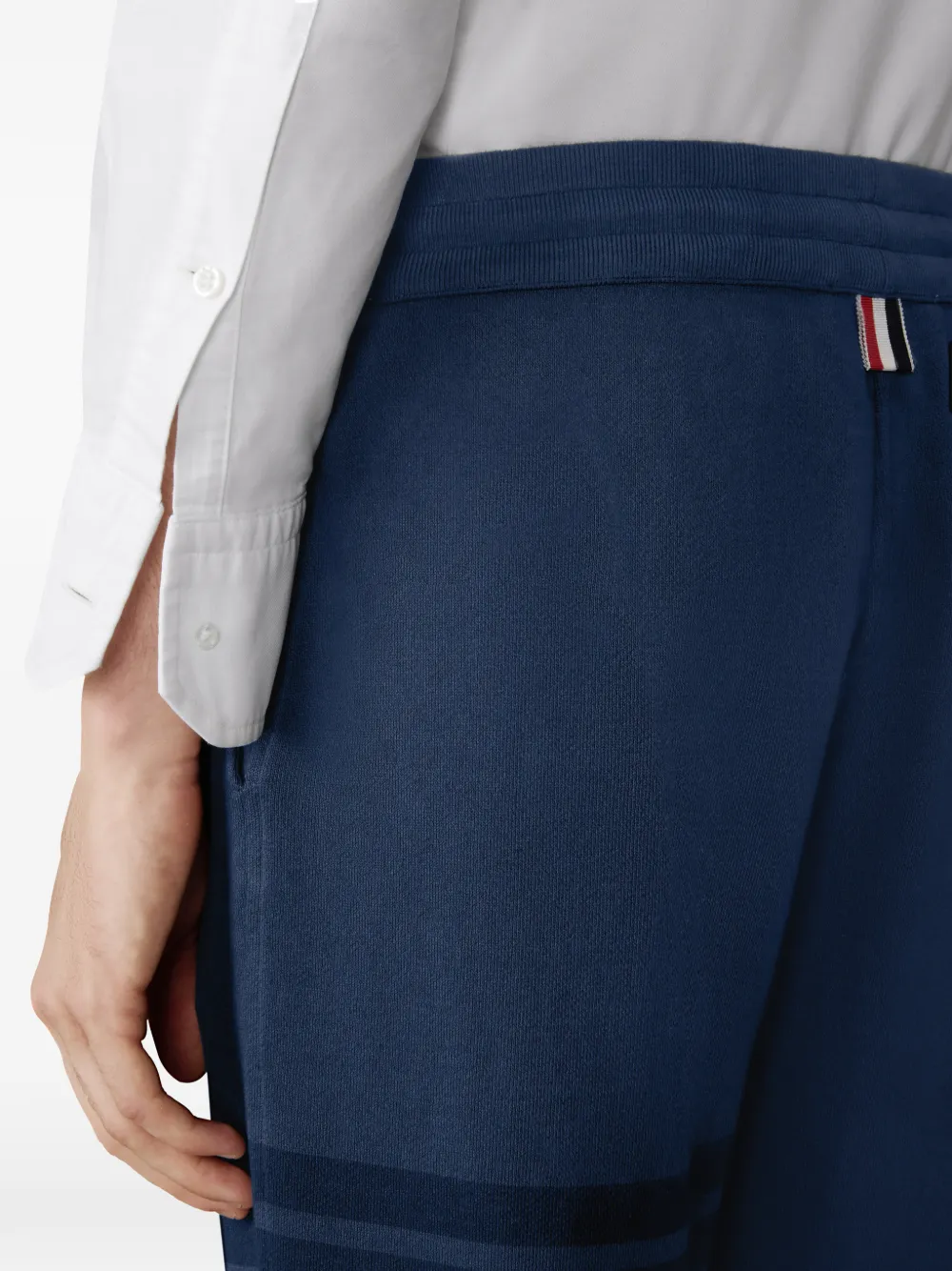 Thom Browne Loopback 4-Bar trainingsbroek Blauw