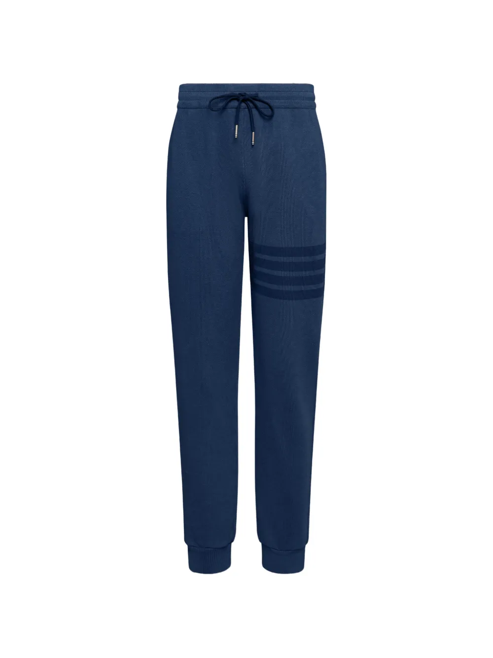 Thom Browne Solid Loopback 4-bar joggingbroek met geverfd effect Blauw