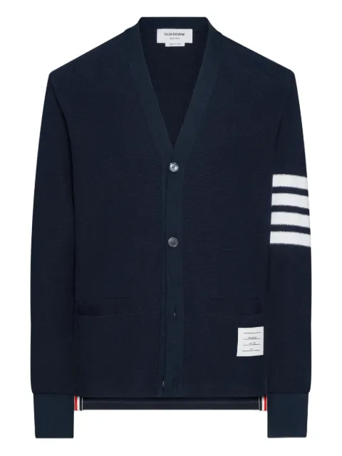 Thom Browne piqué 4-Bar cardigan