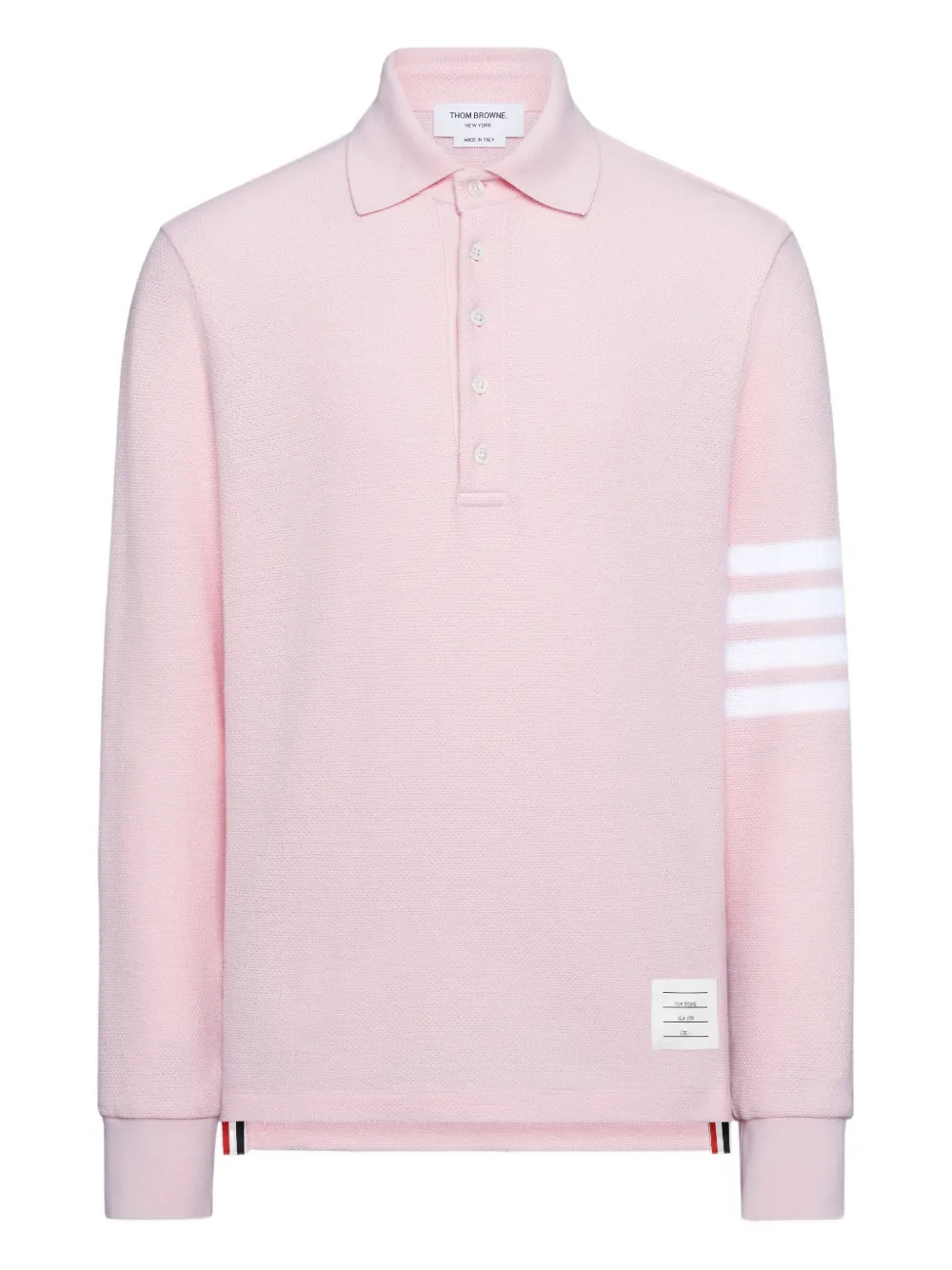 Thom Browne Polo in piqué - Rosa