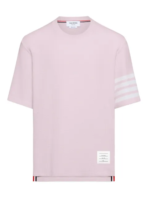 Thom Browne piqué 4-Bar T-shirt