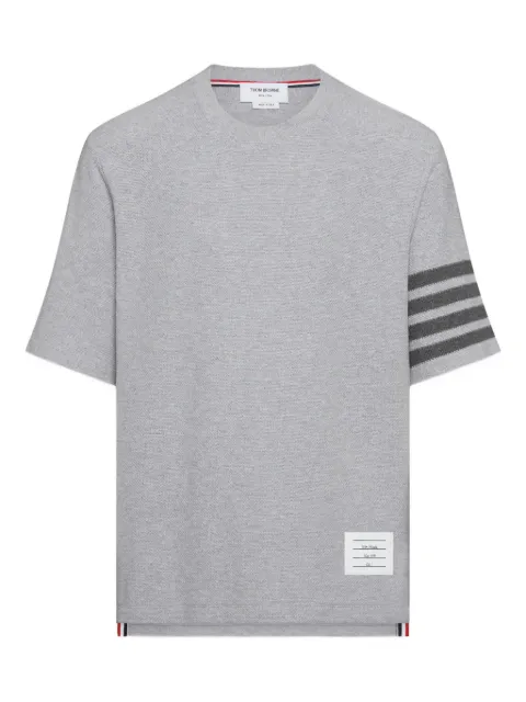 Thom Browne piqué 4-Bar T-shirt