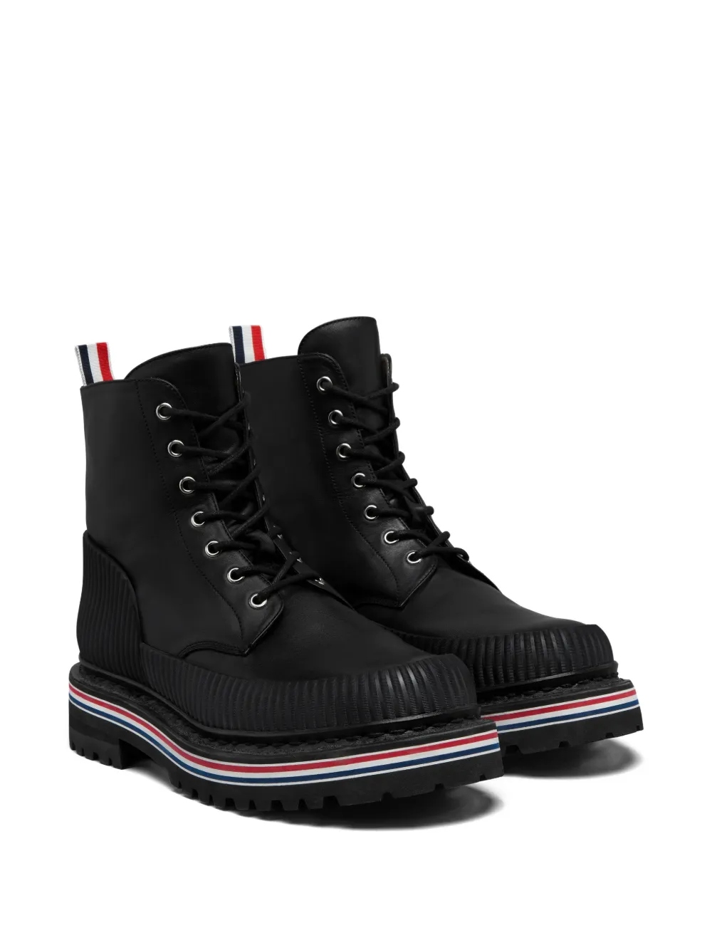 Thom Browne bottines en cuir Hiking à semelle crantée | chaussures de randonnée | Image 2