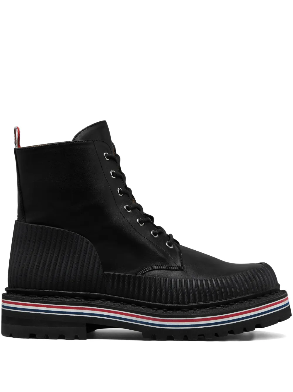 Thom Browne Hiking leather boots - ブラック Thom Browne Hiking leather boots - ブラック