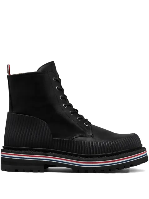 Thom Browne bottines en cuir Hiking à semelle crantée