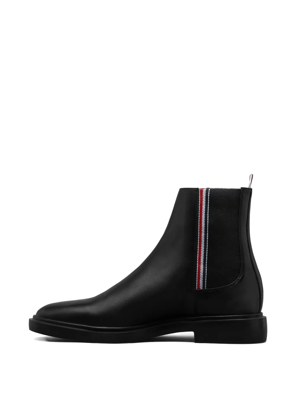 Thom Browne RWB leren Chelsea laarzen Zwart