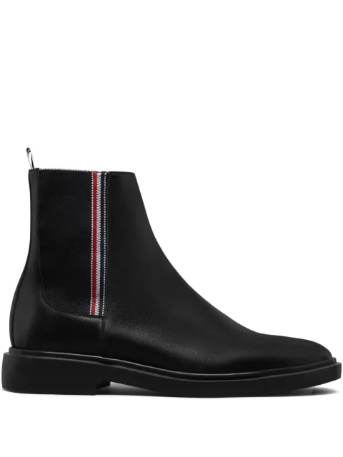 Thom Browne RWB leather Chelsea boots