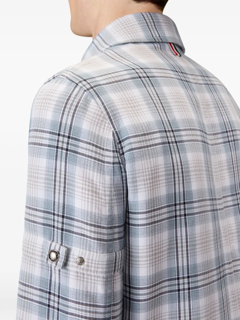 Thom Browne Geruit cargo jack Wit