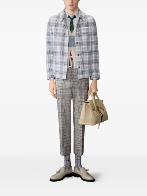 Thom Browne plaid utility jacket