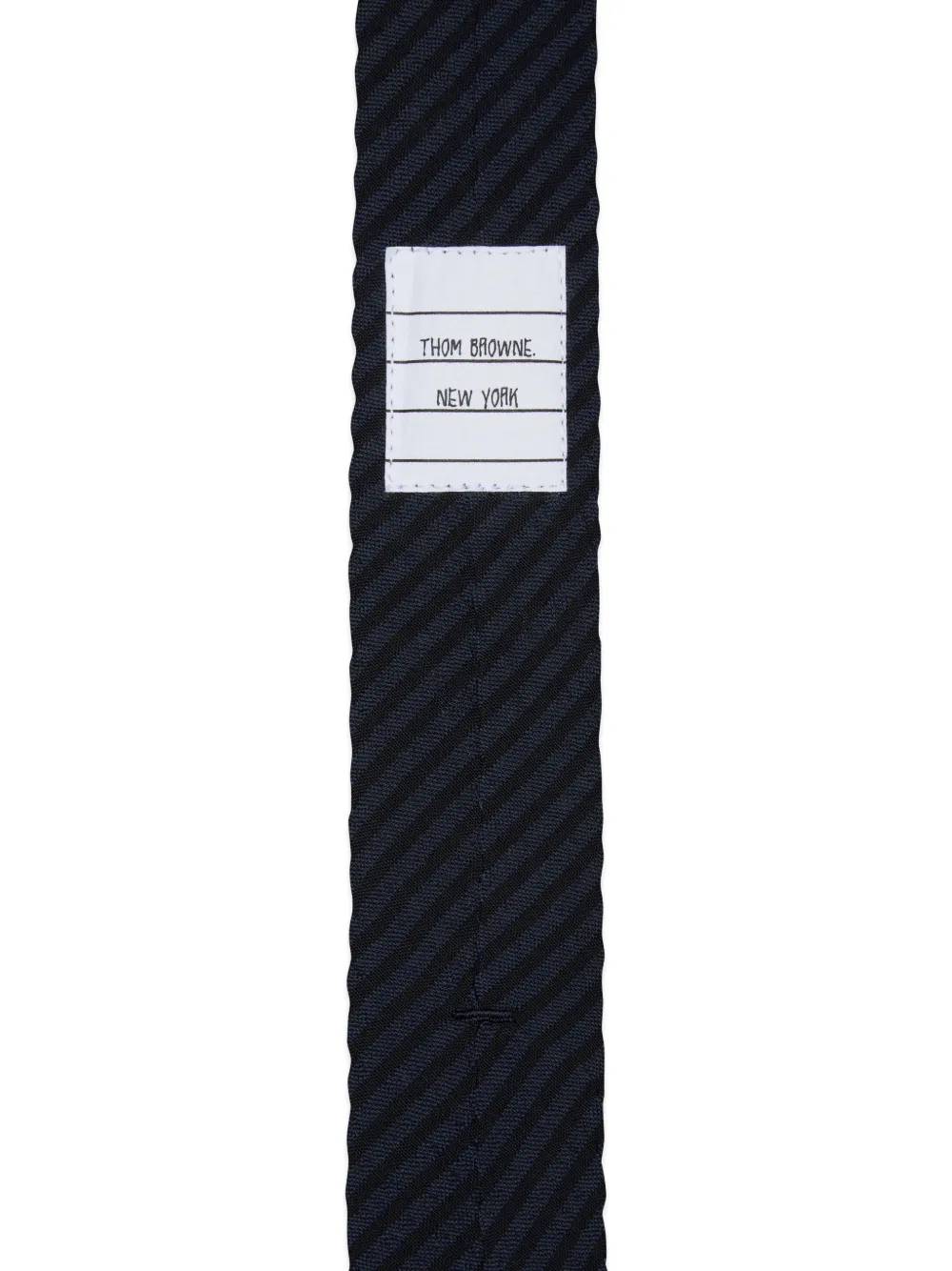  Thom Browne Seersucker Wool Tie - Blue 