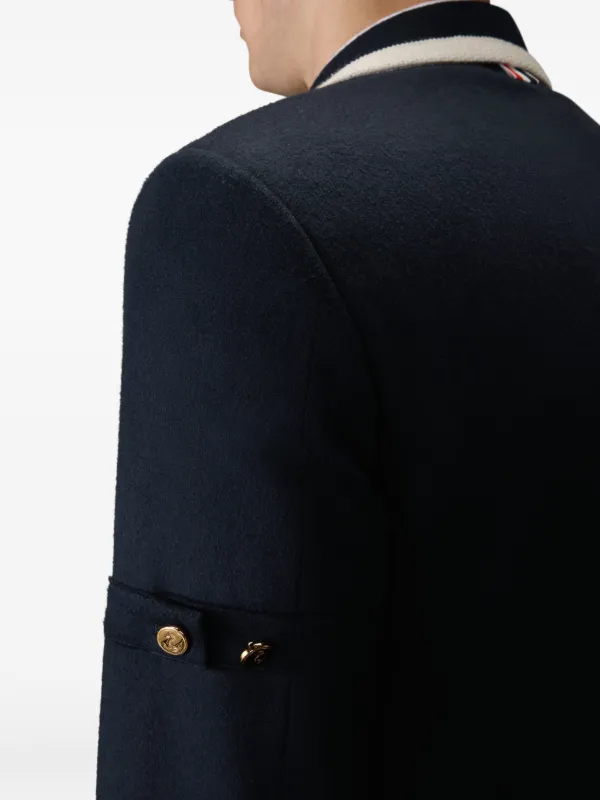 Thom Browne エンブロイダリー アームバンド ジャケット | ブルー 