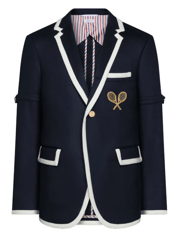 Thom Browne シングルブレスト　サッカー生地　ブレザー 32423794_63062043_600.jpg