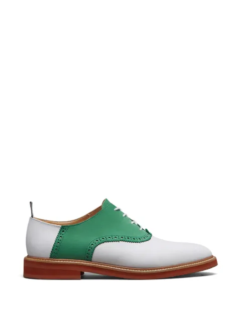 Thom Browne colour-block panelled oxford shoes