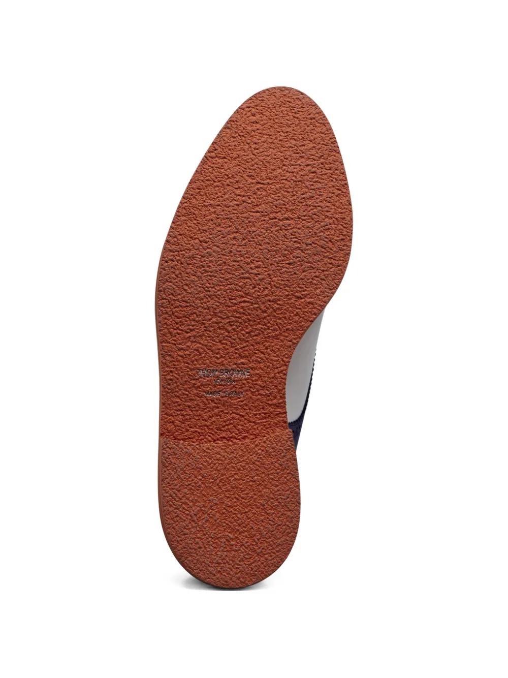 Thom Browne colour-block panelled oxford shoes Wit