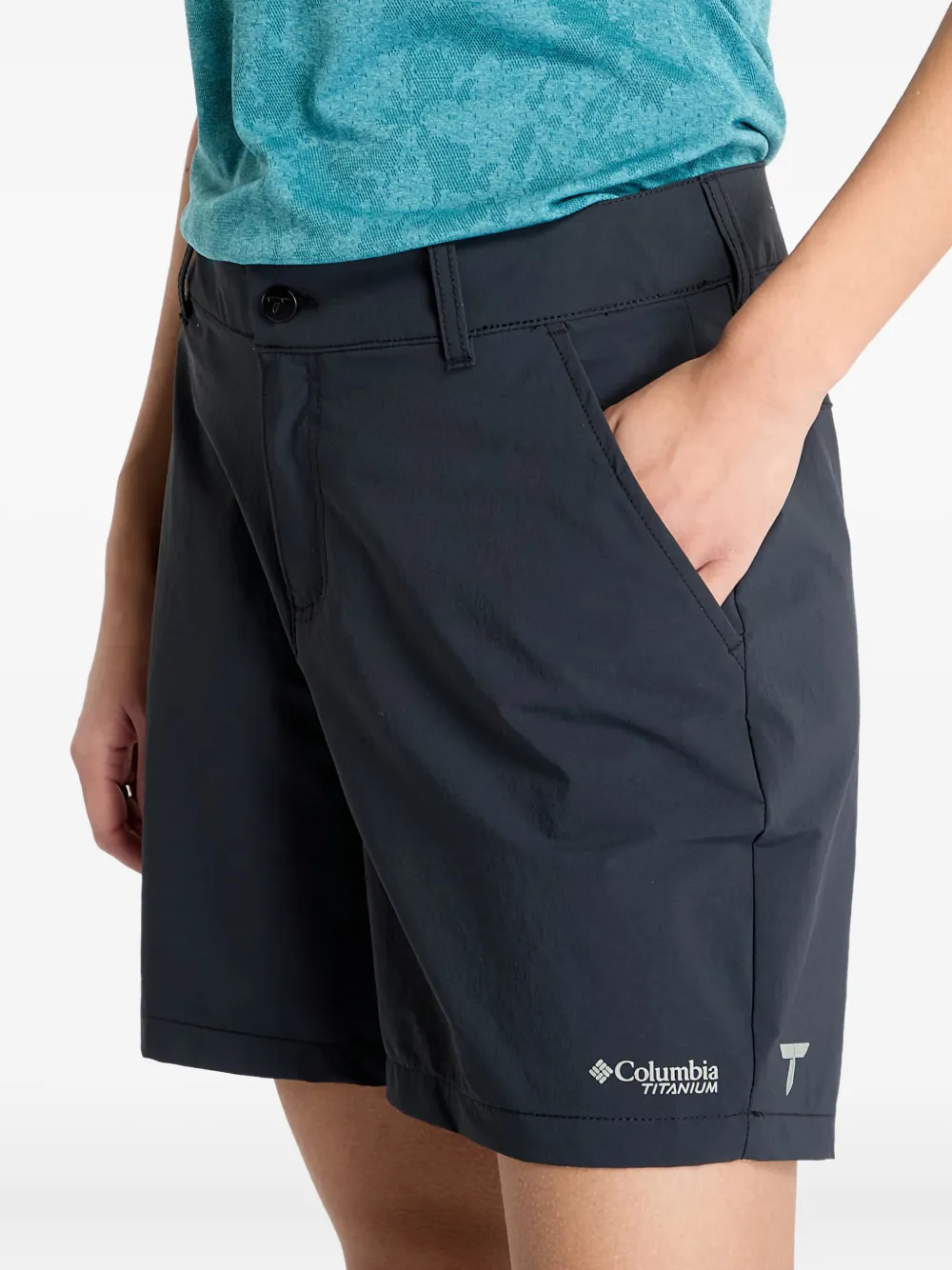 Columbia Summit Valley Ii Button Shorts In Blue