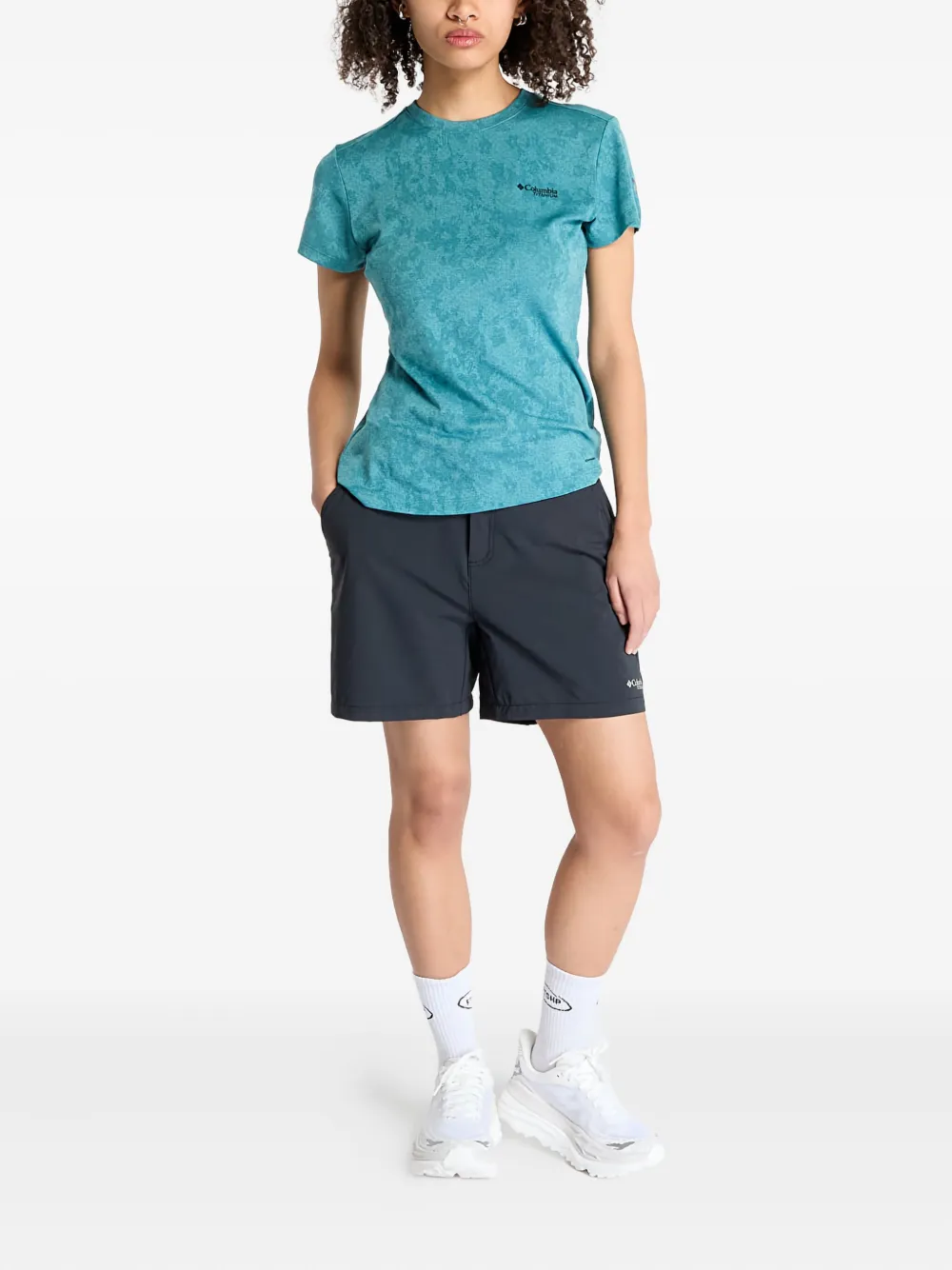 Columbia Summit Valley Ii Button Shorts In Blue