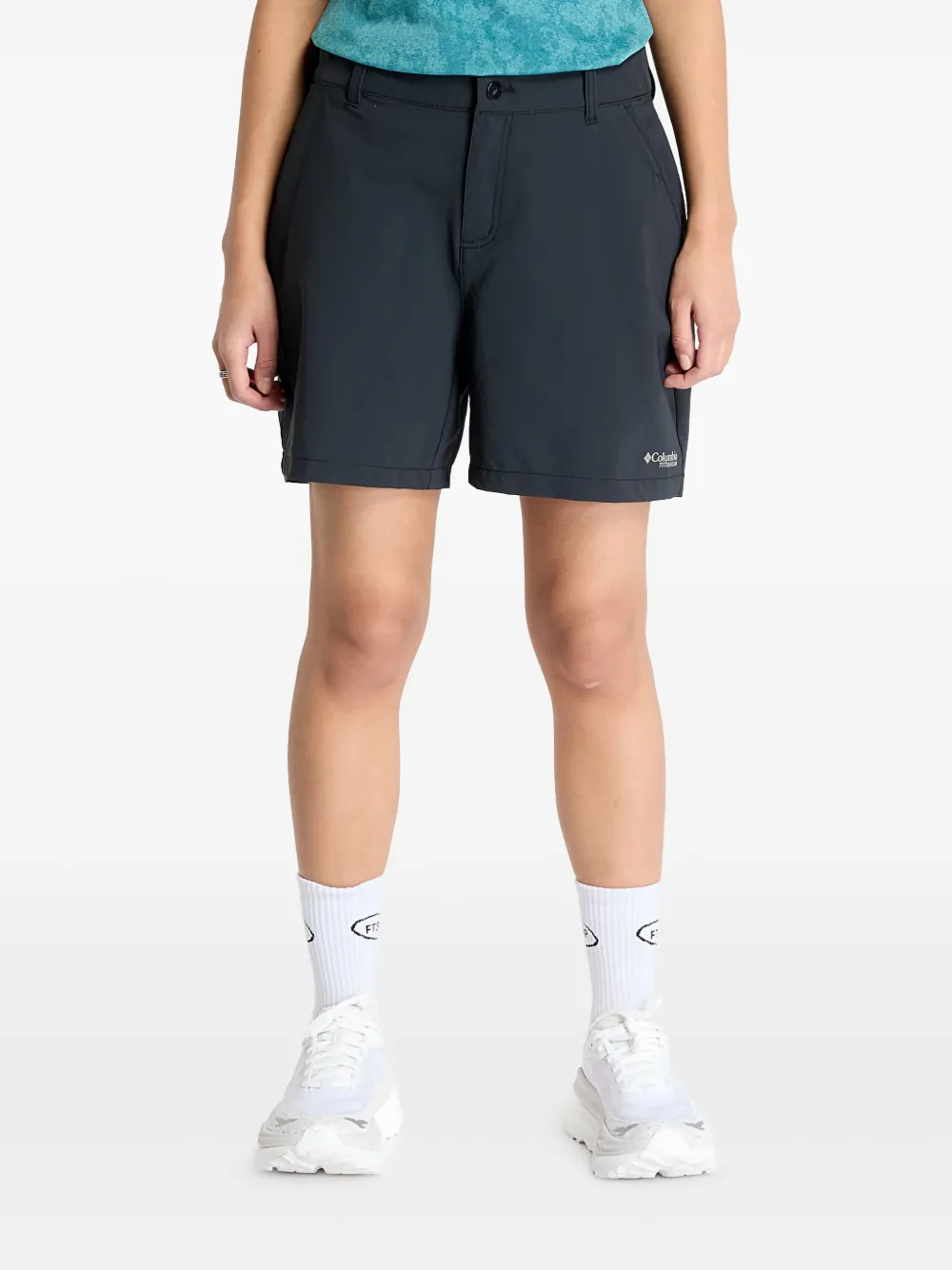  Columbia Summit Valley Ii Button Shorts - Grey 