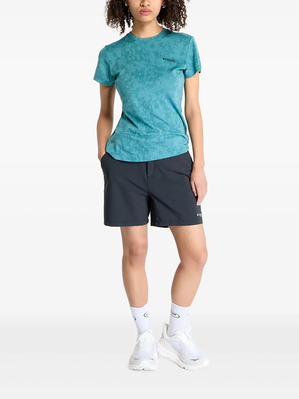  Columbia Summit Valley Ii Button Shorts - Grey 