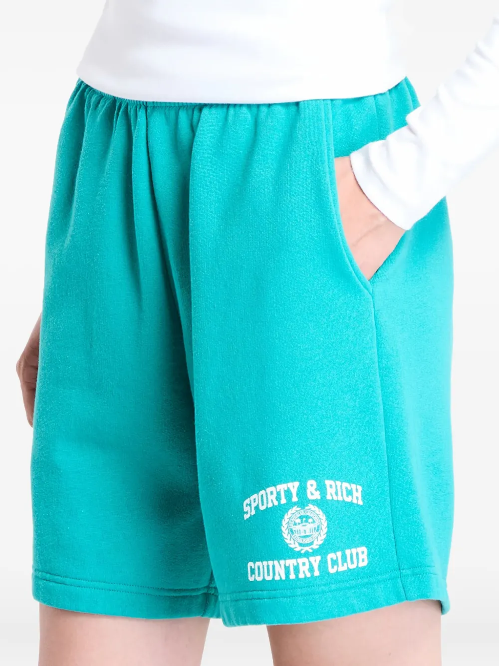 Sporty And Rich Gym Shorts In Green