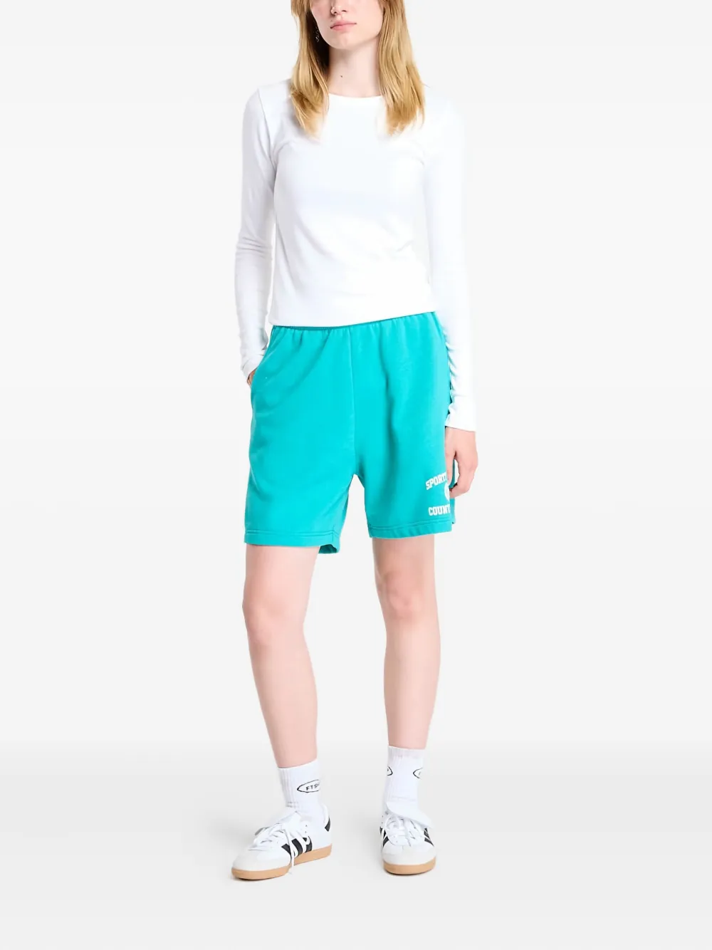 Sporty And Rich Gym Shorts In Green