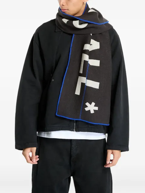 A-COLD-WALL* typographic scarf