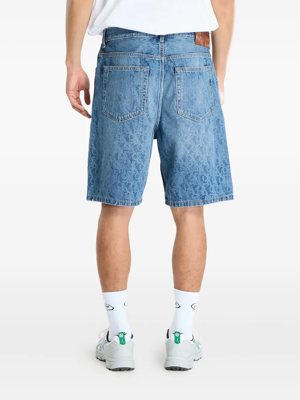 Calvin Klein 1990s shorts met zak Blauw