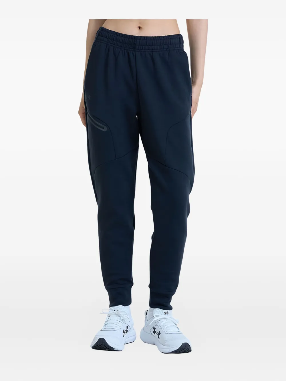 Under Armour Zip-pocket Track Pants In Black