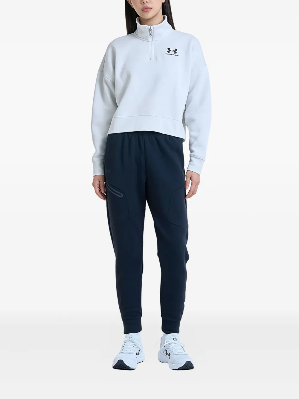 Under Armour zip-pocket track pants - Zwart