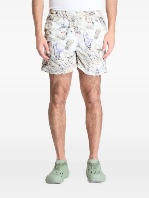 PATTA shorts de playa con detalle estampado