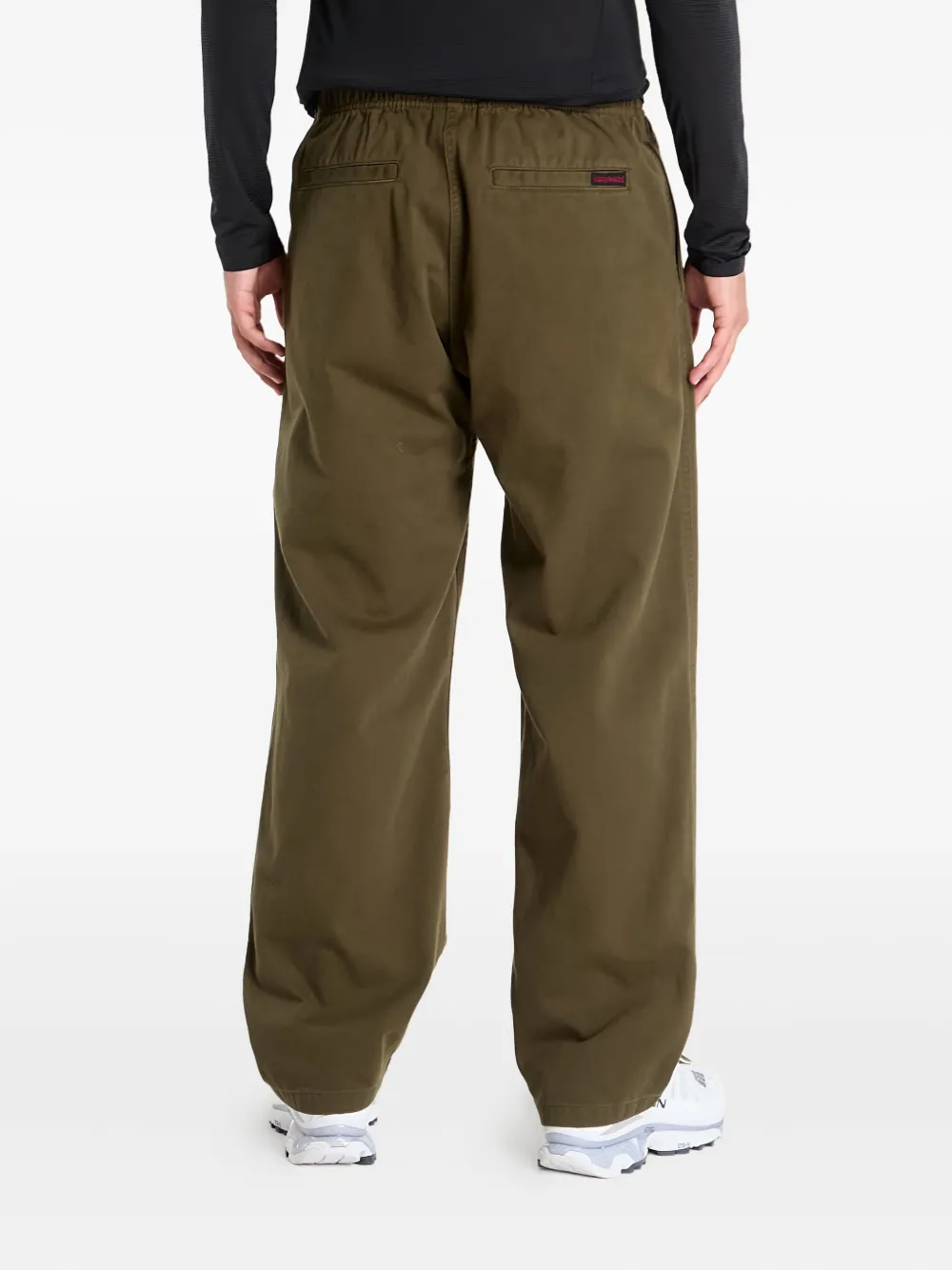 Gramicci Broek met ceintuur Groen