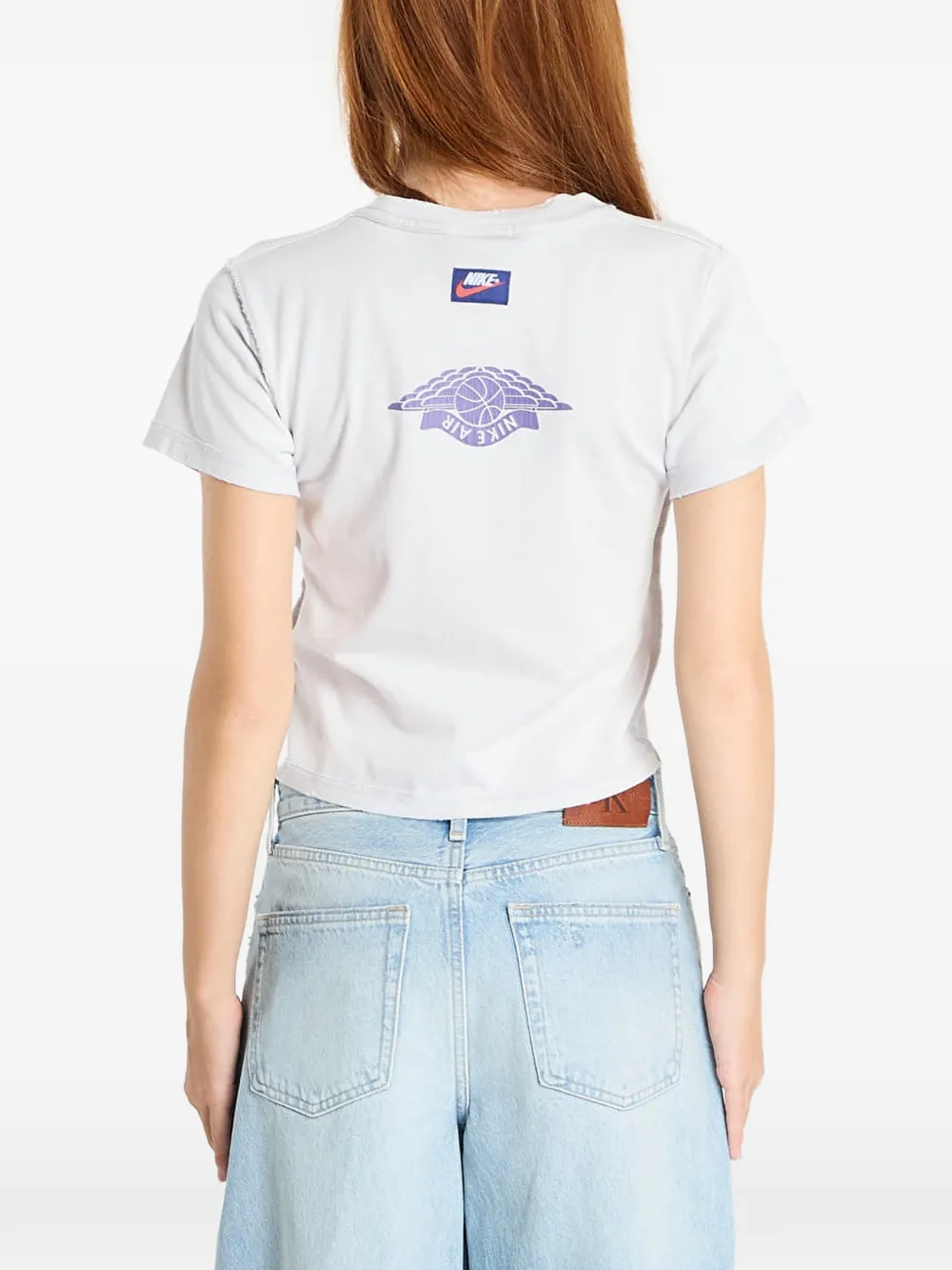 Jordan Rare Air T-shirt met logoprint Grijs