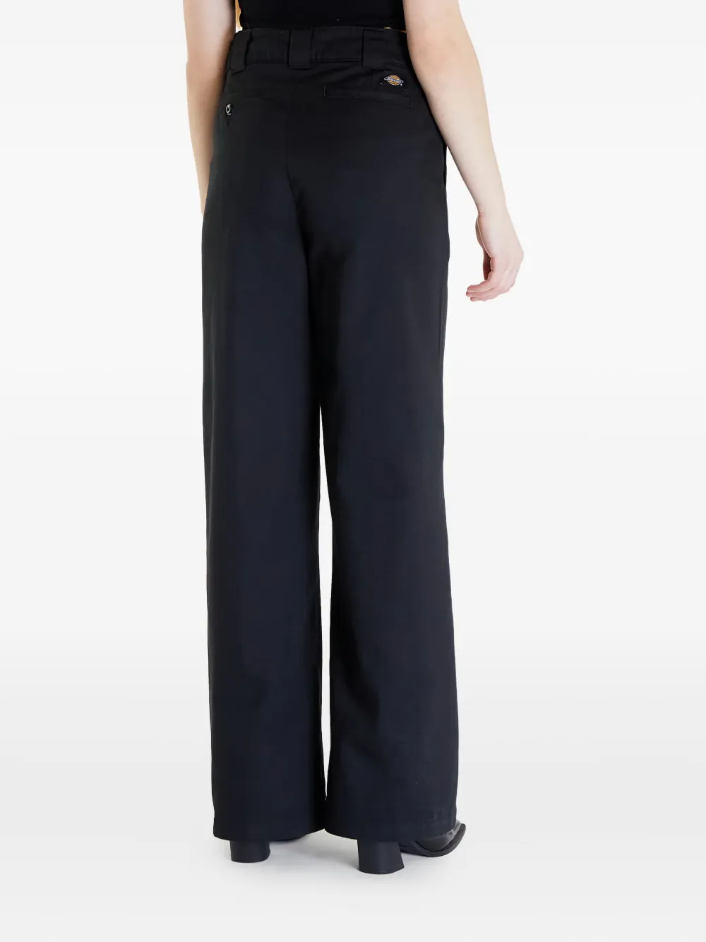 DICKIES Broek met wijde pijpen Zwart