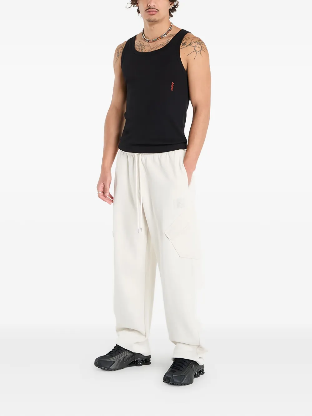 Jordan cargo-pocket track pants - Beige