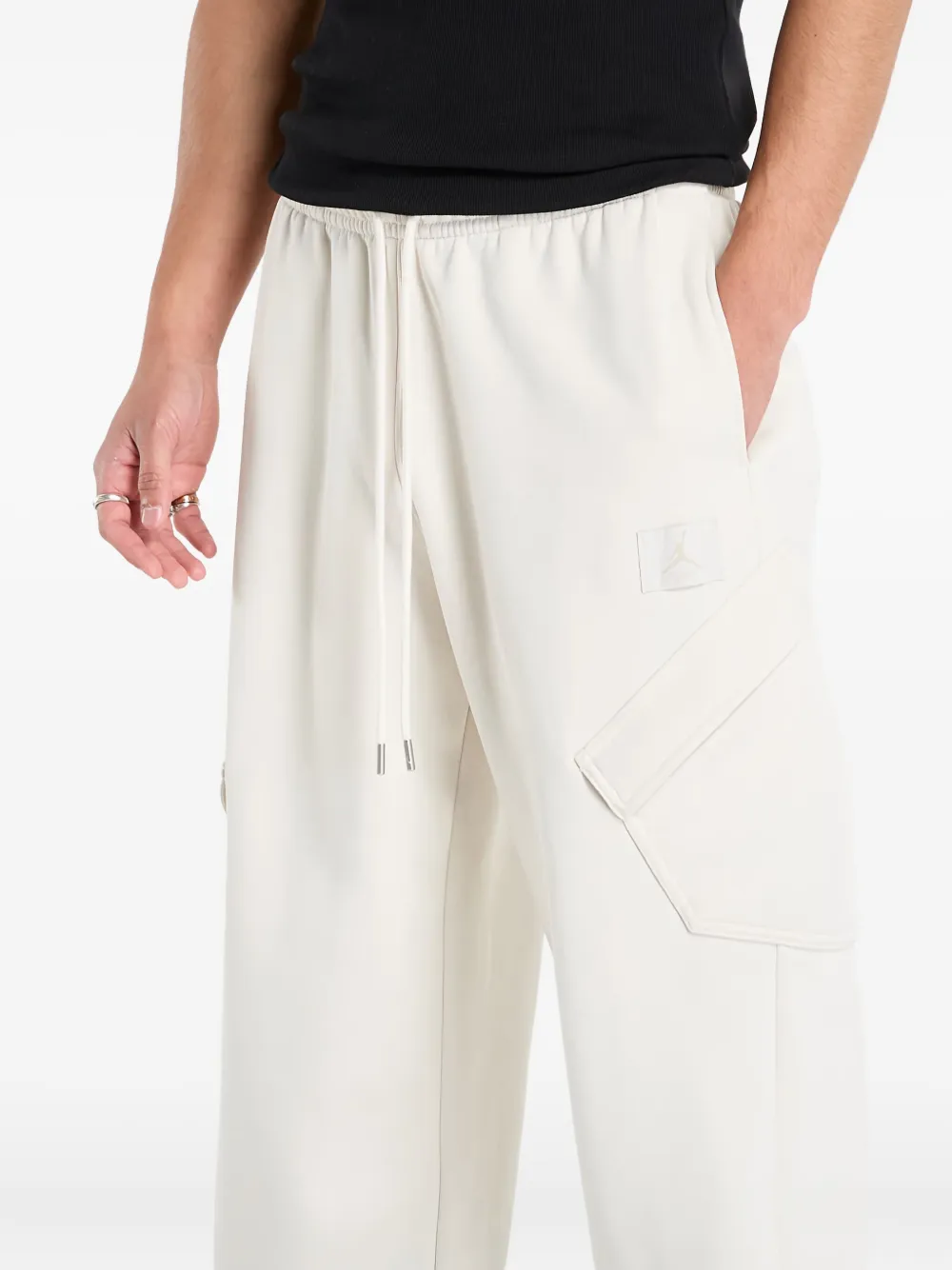 Jordan Trainingsbroek met cargo zak Beige