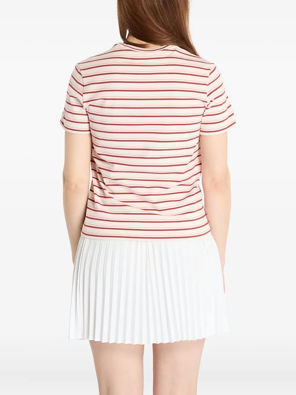 Lacoste T-shirt met ronde hals Beige