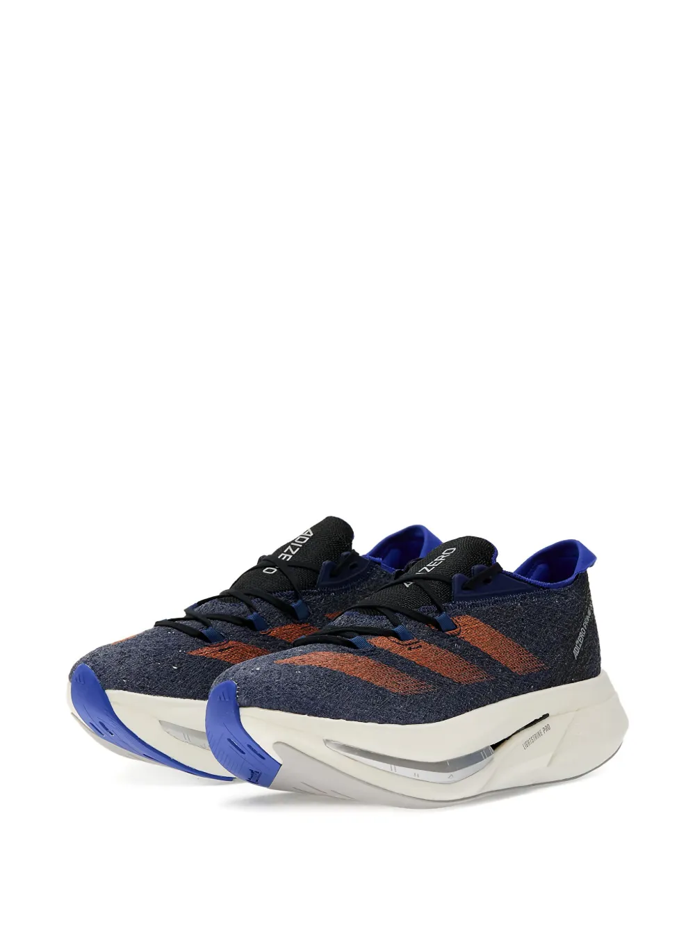 Adidas Originals Adizero Prime X 2 Strung Lace-up Sneakers In Blue