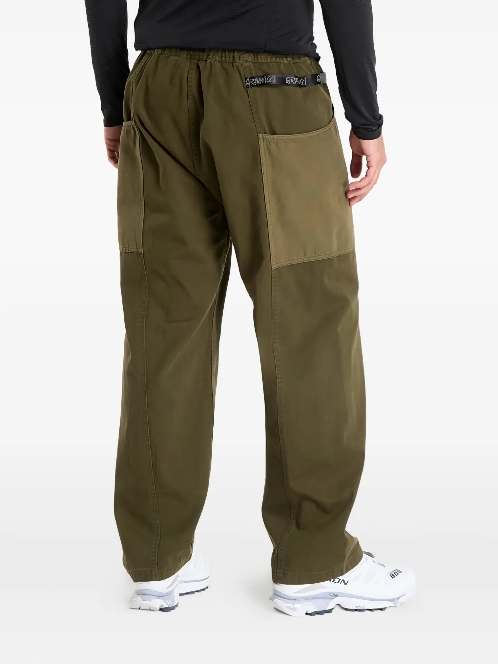 Gramicci Broek met vlakken Groen