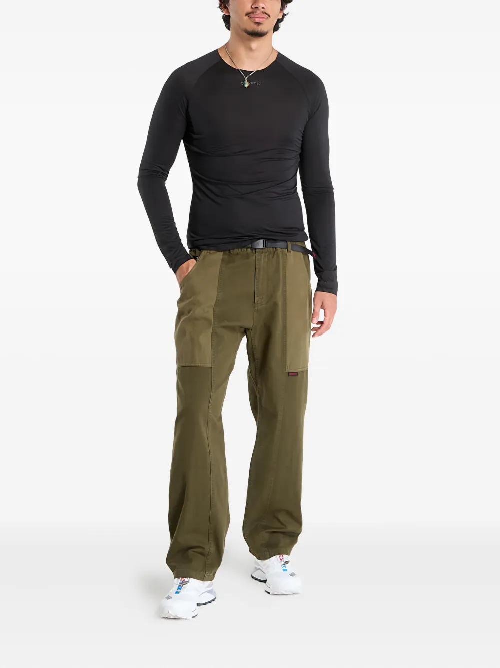 Gramicci Gadget panelled trousers - Groen
